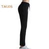 Women Yoga Pants with Pockets Adjustable Drawstring Stretch-Fitting Long Trousers Athletic Compression Leggings