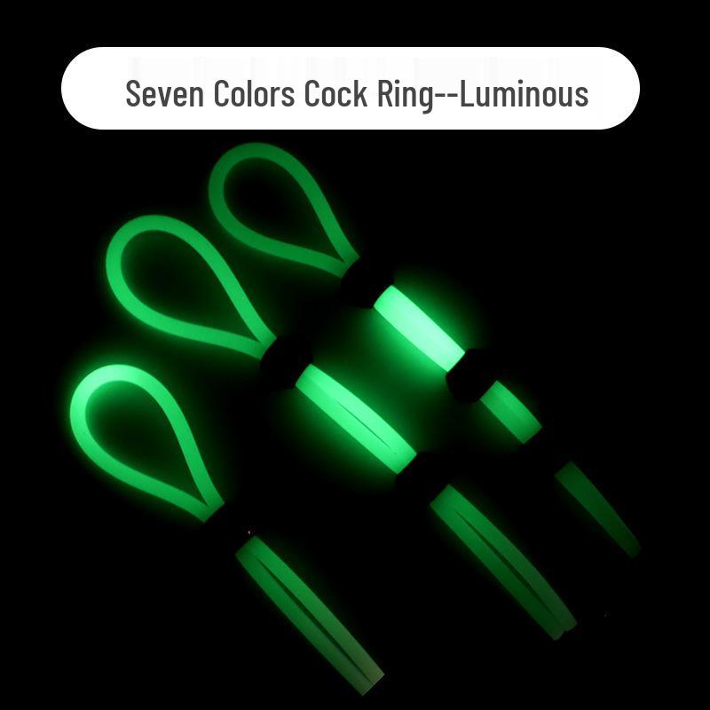 Adjustable Luminous Testicle Ring for Men - Anti-Shedding Erotic Restraint in Stock