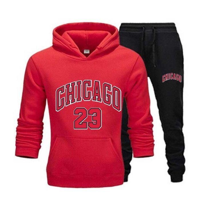 Jogging Tracksuit Basketball Chicago 23 Child Red - - Red