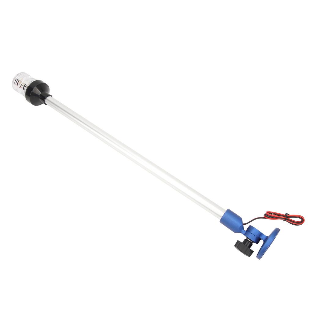 24in Boat   Light 360 degrees  All Round Rotating LED Stern Pole Light Aluminum Alloy Base for Yachts Marine