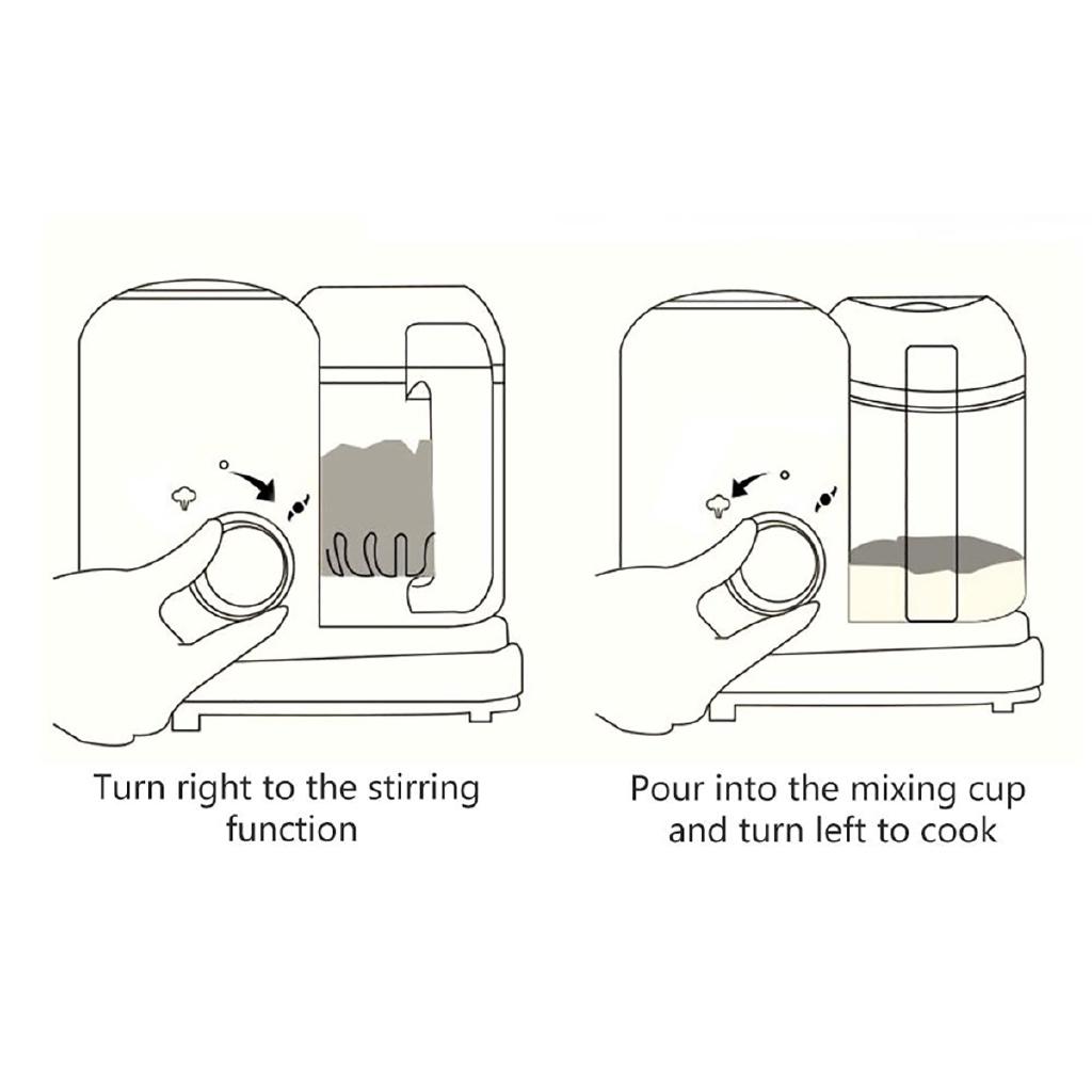 220V/50Hz Baby Food Cooking Maker Steamer Mixing Grinder Blenders Processor