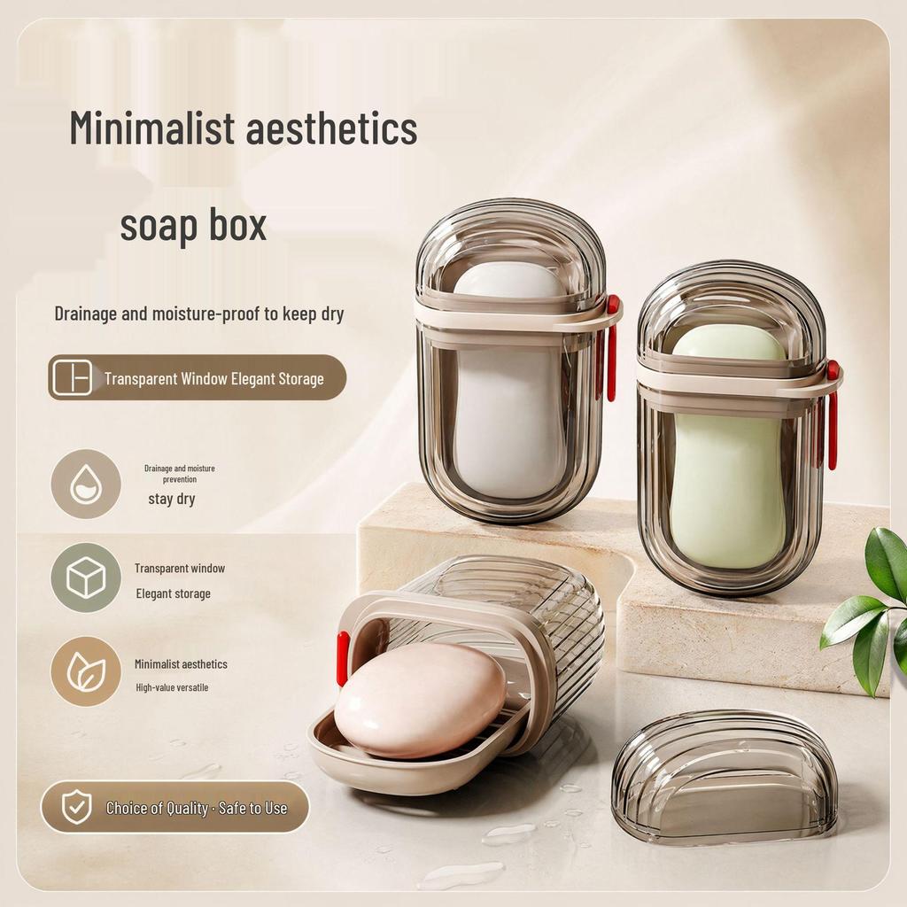 Portable Travel Wash Cup Set with Sealed Toothbrush Holder