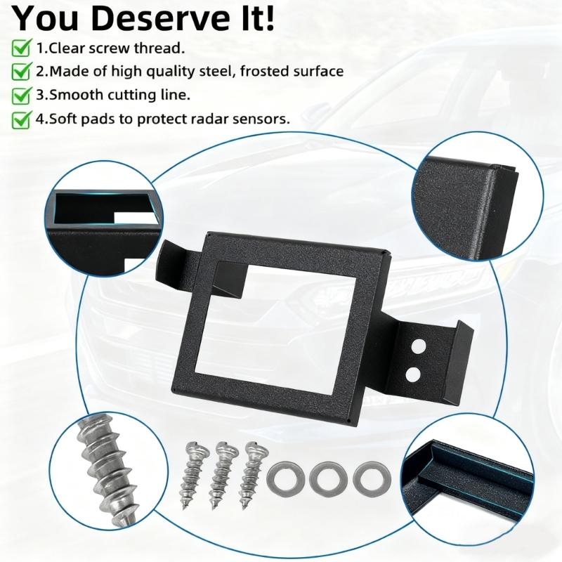 Radars Sensor Protector Cover Mounting Bracket For Sedan Vehicles Precisions All Weathers Metal Construction