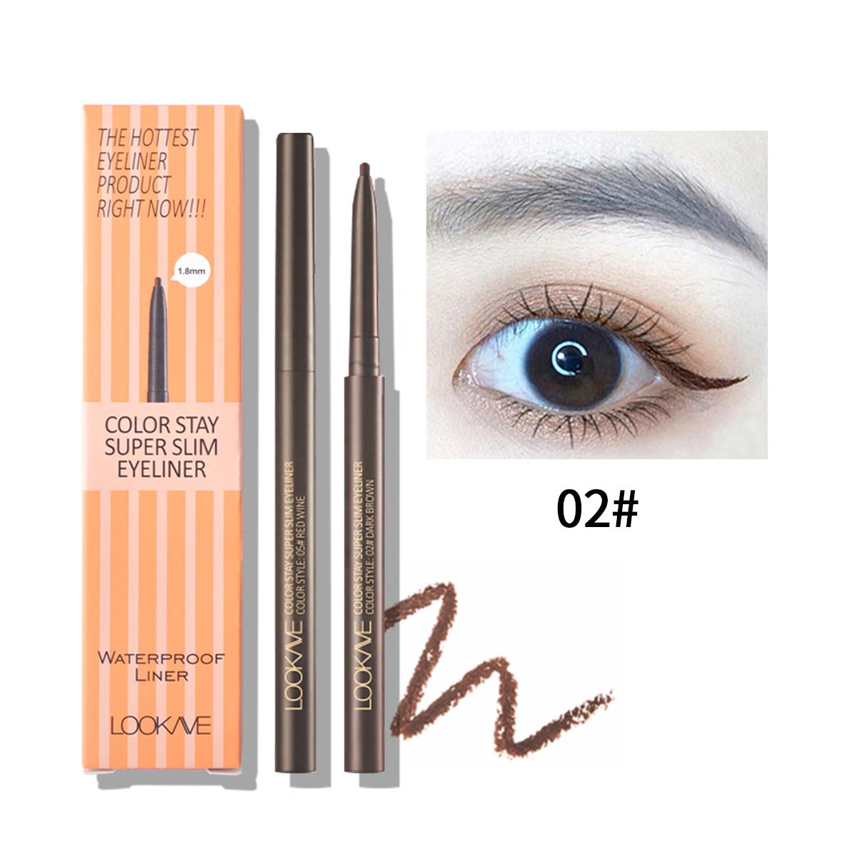 

Ультратонкая подводка для глаз толщиной 1,8 мм, цветная гелевая подводка для глаз, супертонкая гелевая ручка