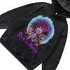 Cartoon Digital Direct Injection Printing Hooded Sweater Men And Women Washed Old Retro Hoodie Jacket Autumn And Winter