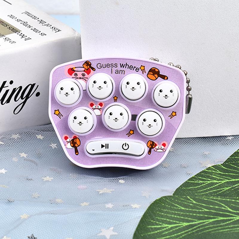 

Детская мини-игрушка-брелок «Бей крота» Chinese фиолетовый