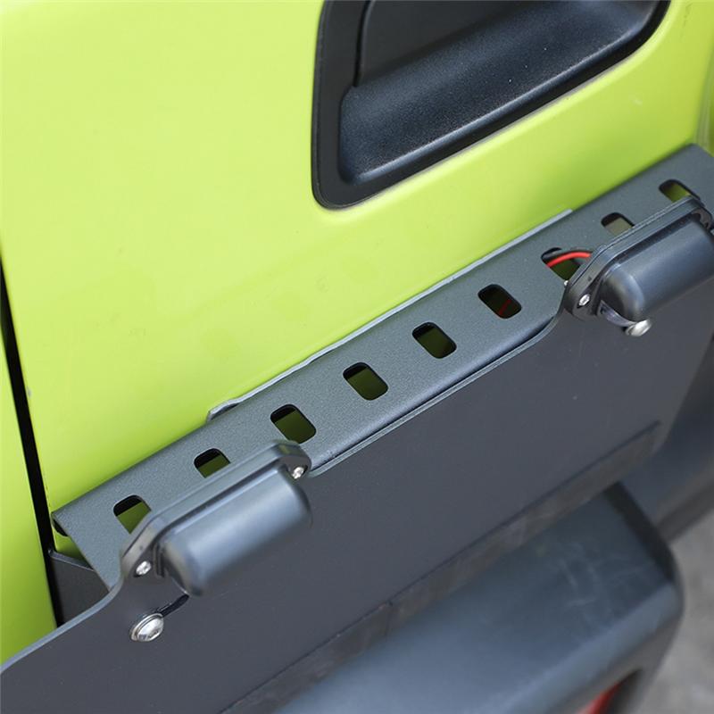 1 Set License Plate Frame Rear License Plate Frame Holder For Jimny Accessories Black