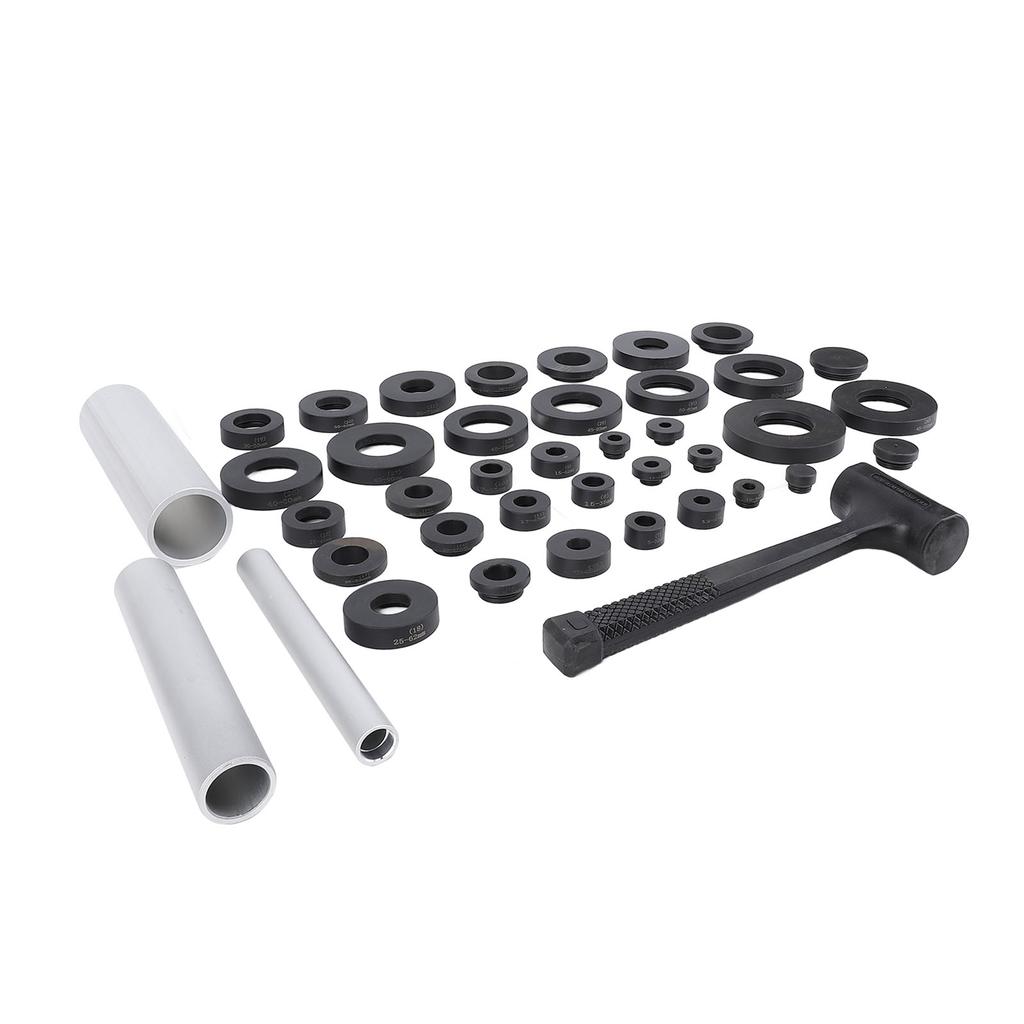 37PCS Seal Bearing Installation Kit Impact Resistant Nylon Metal Structure Oil Seal Installer Tool with Storage Box