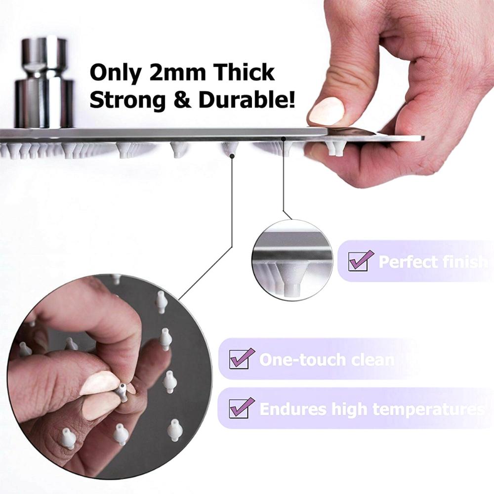 High Pressure Stainless Steel Overhead Water Tap Square Shower Head Sprinkler Sprayer Nozzle Faucet