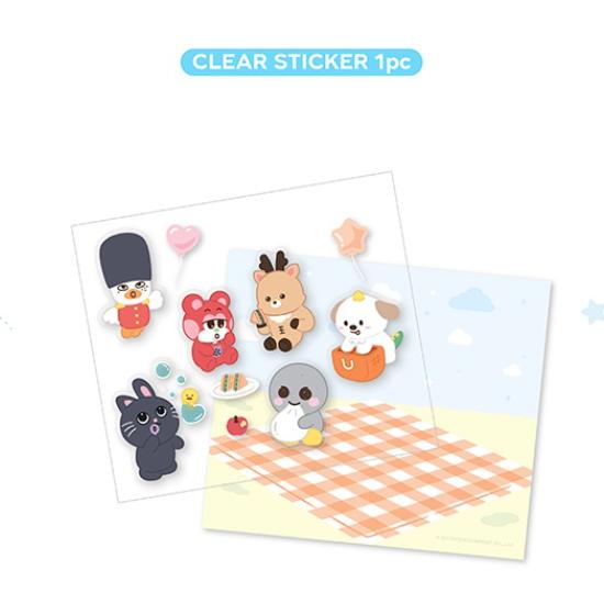 Précommandez l'autocollant transparent WE LITTLE RIIZE RIIZE PARK 2025