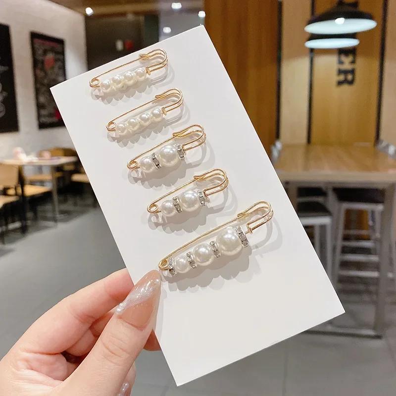 Detachable Metal Brooches for Women Pins Fastener Pants Pin Button Sewing-Free Buckles for Jeans Perfect Fit Reduce Waist