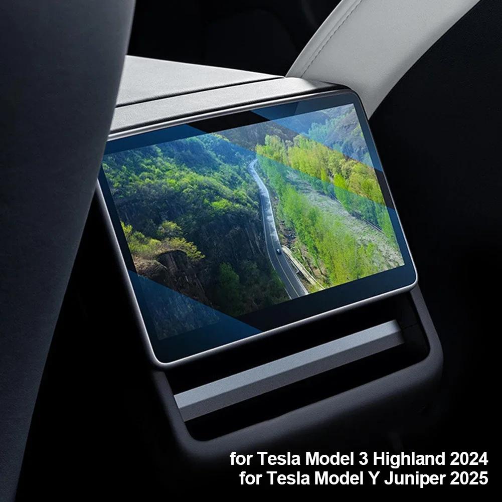 for Tesla Model 3 Highland Model Y Juniper 2025 Tempered Glass Film Protector Rear Center Control Touch Screen Protective Film