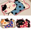 Doormat Decorative Kitten Shape Bath Mat Quick Dry Technology Anti Slip Base For Bathroom Floor Protection