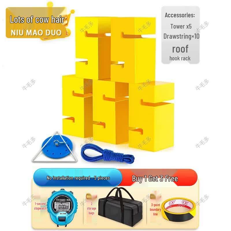 Cooperative Tower Building Blocks Game