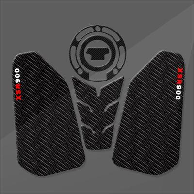 Fits XSR900 XSR 900 GP 2022 2023 2024 Motorcycle Tank Pad Protector 3D Epoxy Clear Fishbone Decal