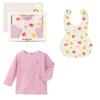MIKI HOUSE HOT BISCUITS T-shirt & Bib Gift Set, Boys' & Girls' Baby & Kids' Clothing, Red, Size Unavailable, 74-9951-144