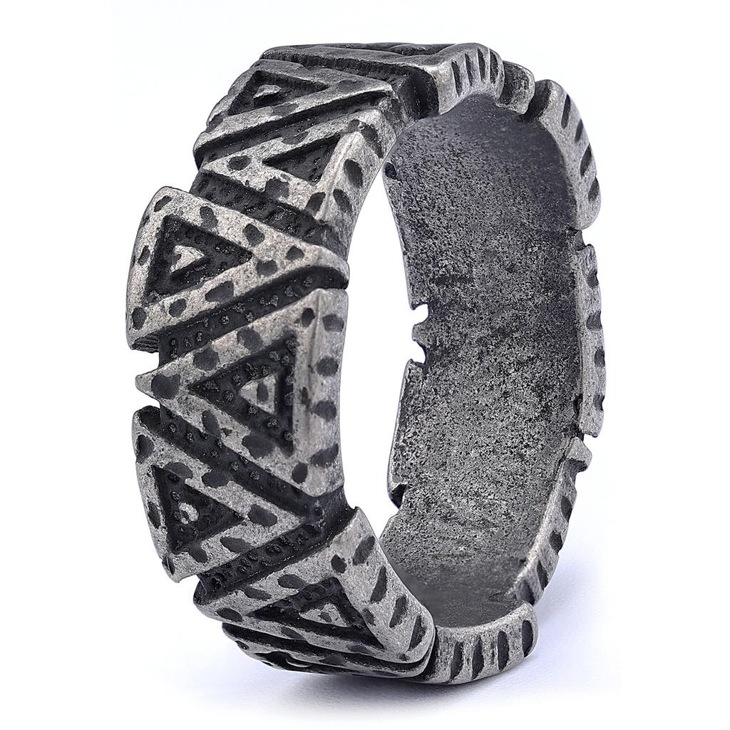Minimalist Textured Unisex Ring Stylish New Finger Ring for Men Women