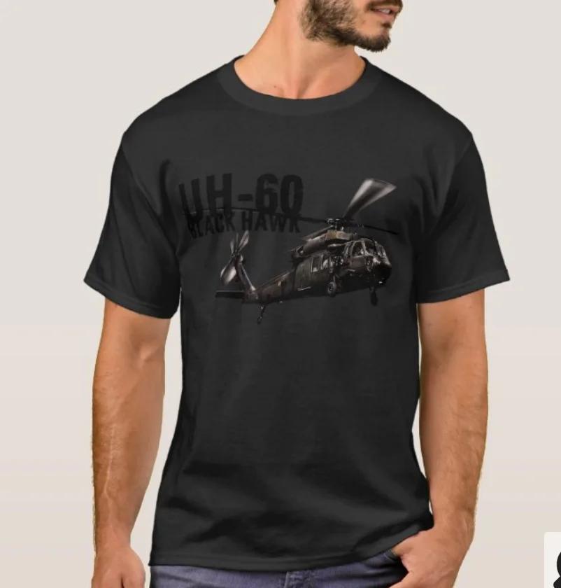 UH60 Black Hawk Utility Helicopter TShirt Summer Cotton Short Sleeve ONeck Mens T Shirt New S3XL