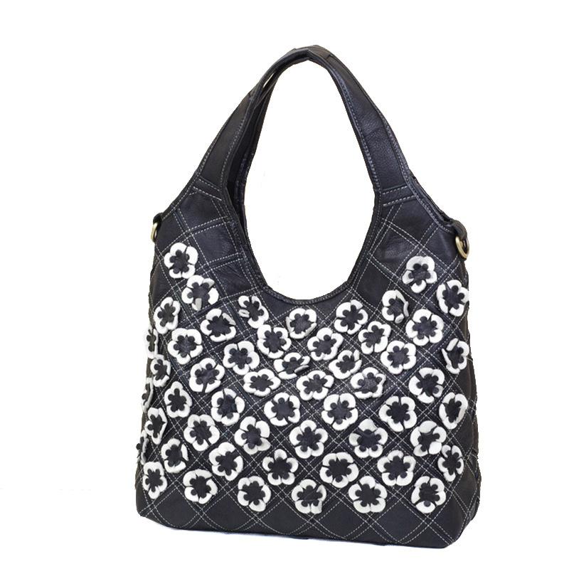 Women'S Bag, Genuine Leather First-Layer Cowhide Bag, Colorful Splicing Single Shoulder Crossbody Dual-Purpose Women'S Bag