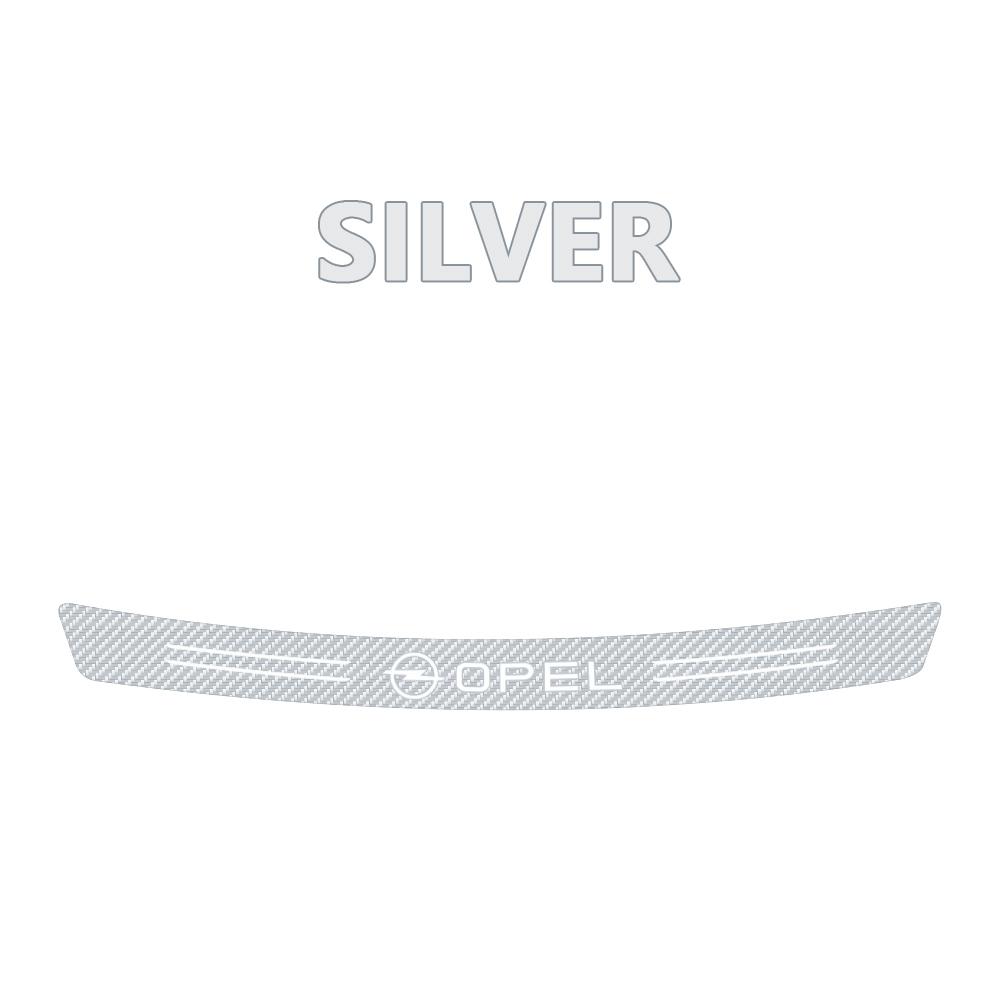 1PCS Car Tail Trunk Rear Bumper Protector Carbon Fiber Sticker For Opel Zafira B Corsa D Insignia Mokka Regal Car Accessories DP2
