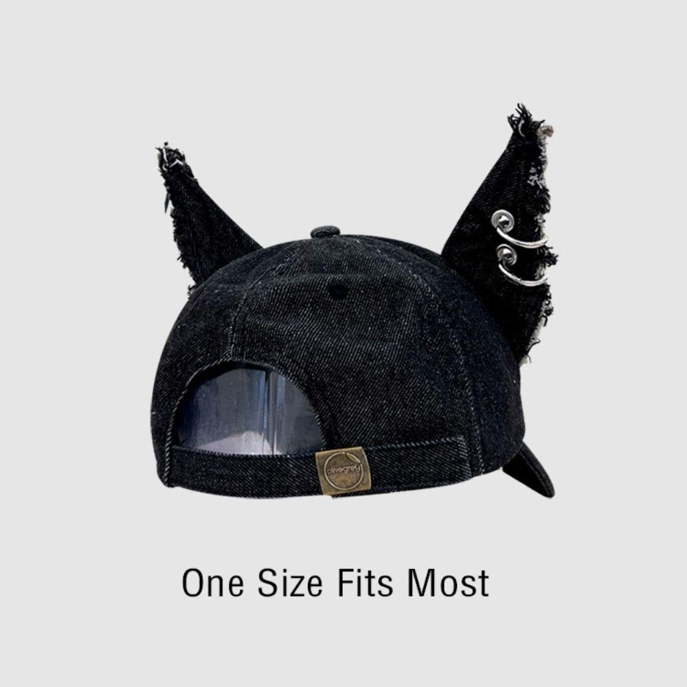 Denim Trucker Hat Cat Ear Sport Snapback Hat New Hip Hop Gorras  Outdoor Sports