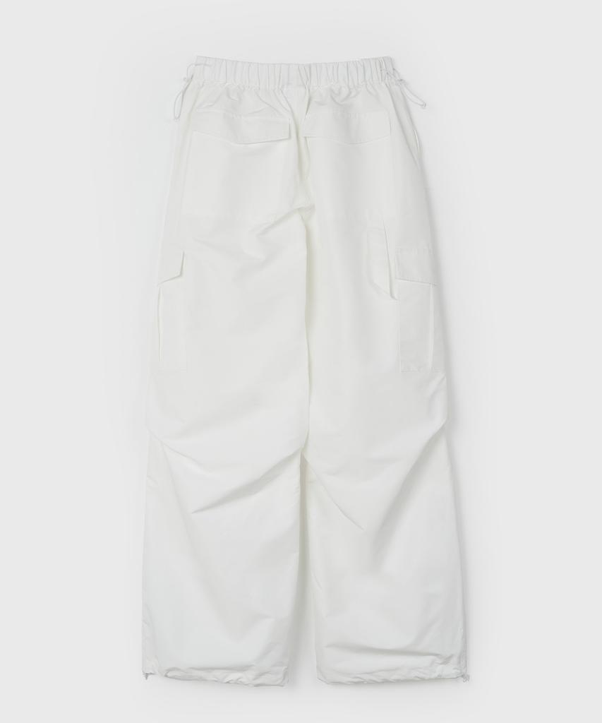KIIMUIR (Women) Parachute String Cargo Pants_White
