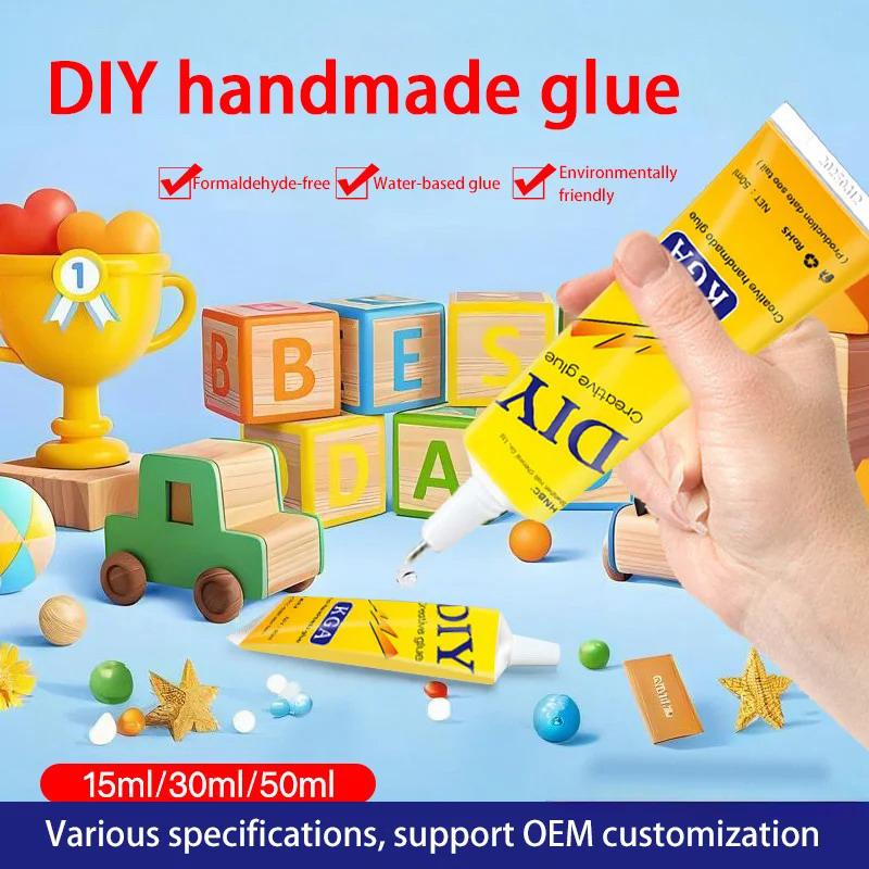 Safe Glue For Children Transparent Multi-Purpose Glue | Fast-Drying | Bonds Fabric, Puzzles, Buttons, Dried Flowers & More