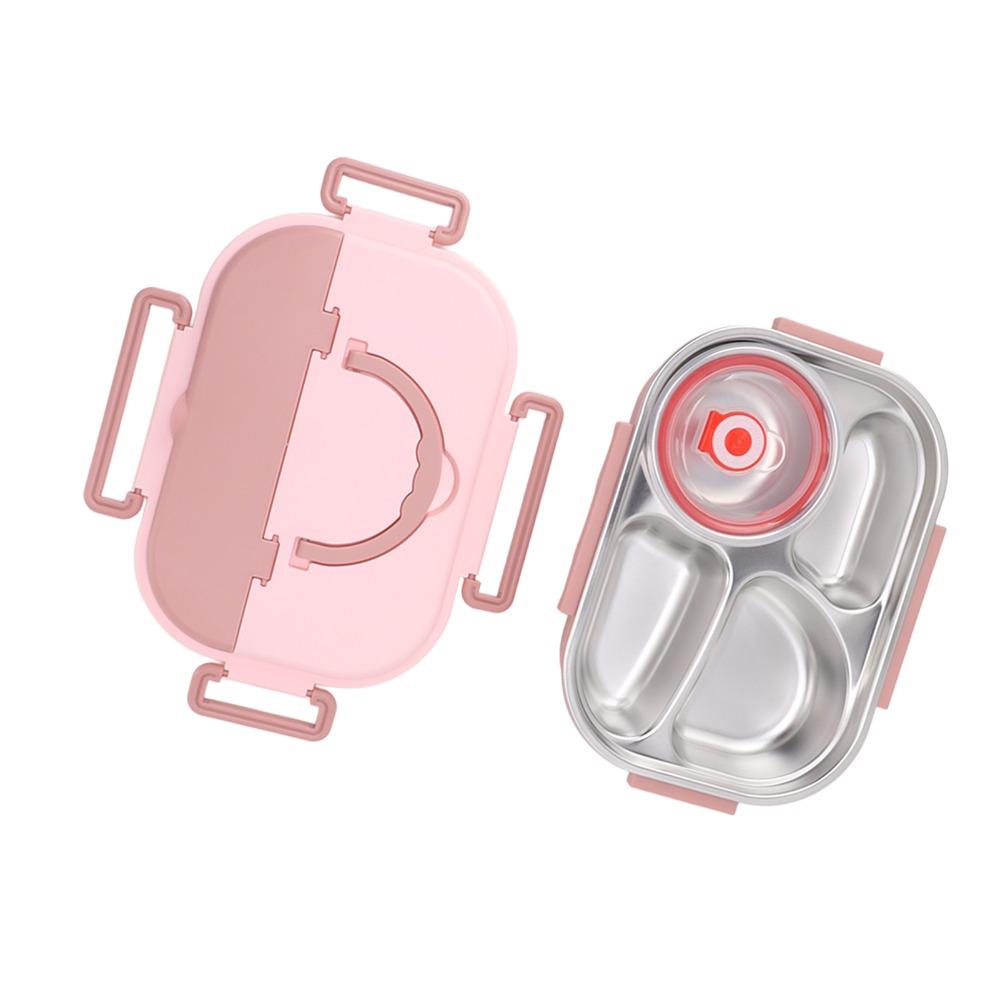1200ml Lunch Storage Container 304 Stainless Steel Food Container Compartment Lunch Box  For Office