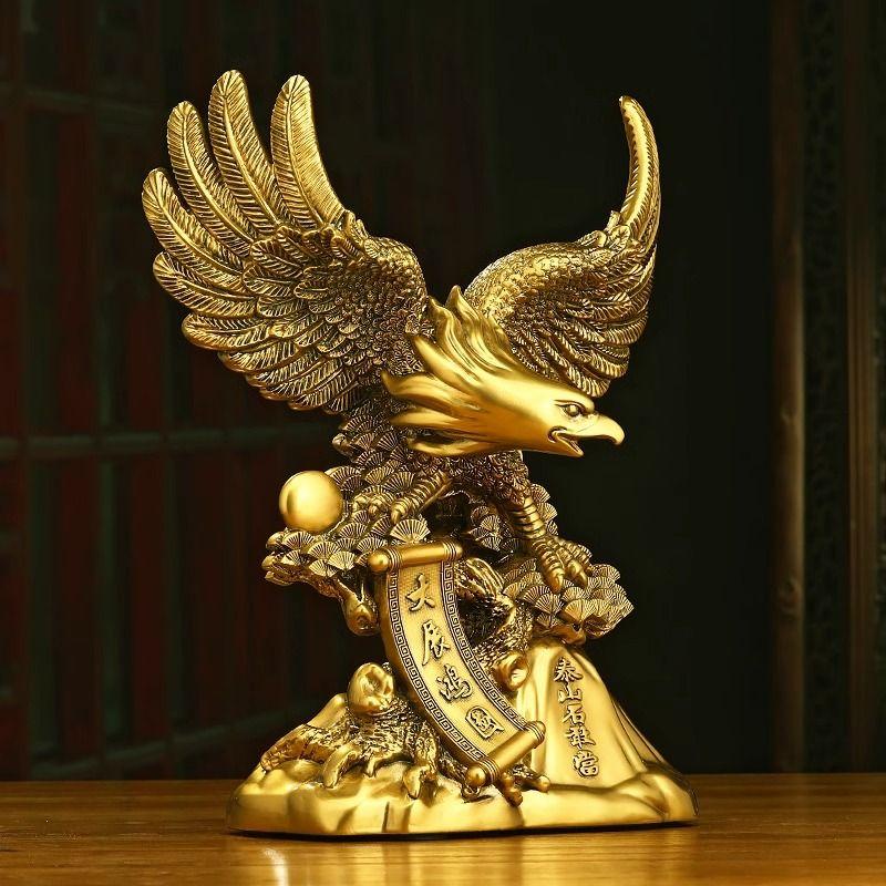 Ornamente de vultur pentru expoziție grandioasă, atracție pentru bogăție, biroul șefului, decor pentru desktop, sufragerie, dulap de vin, cadou de deschidere a companiei