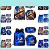 Conjunto de Mochila Escolar Anime Sonic Com Estampas de Desenhos Animados À Prova D'água Respirável Para Crianças
