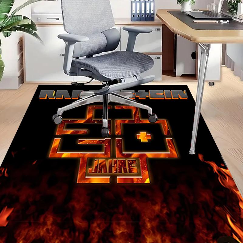 1pc Rammstein Heavy Metal Carpet for Playroom Bedroom Living Room Sofa Home Decor,kids Game Area Rug Non-slip Floor Mat Y730165