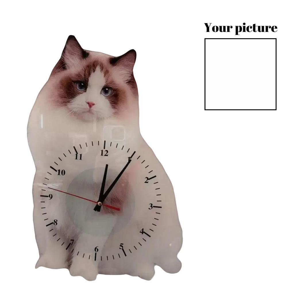 Customized Animal-shaped Pattern Creative Living Room Clock