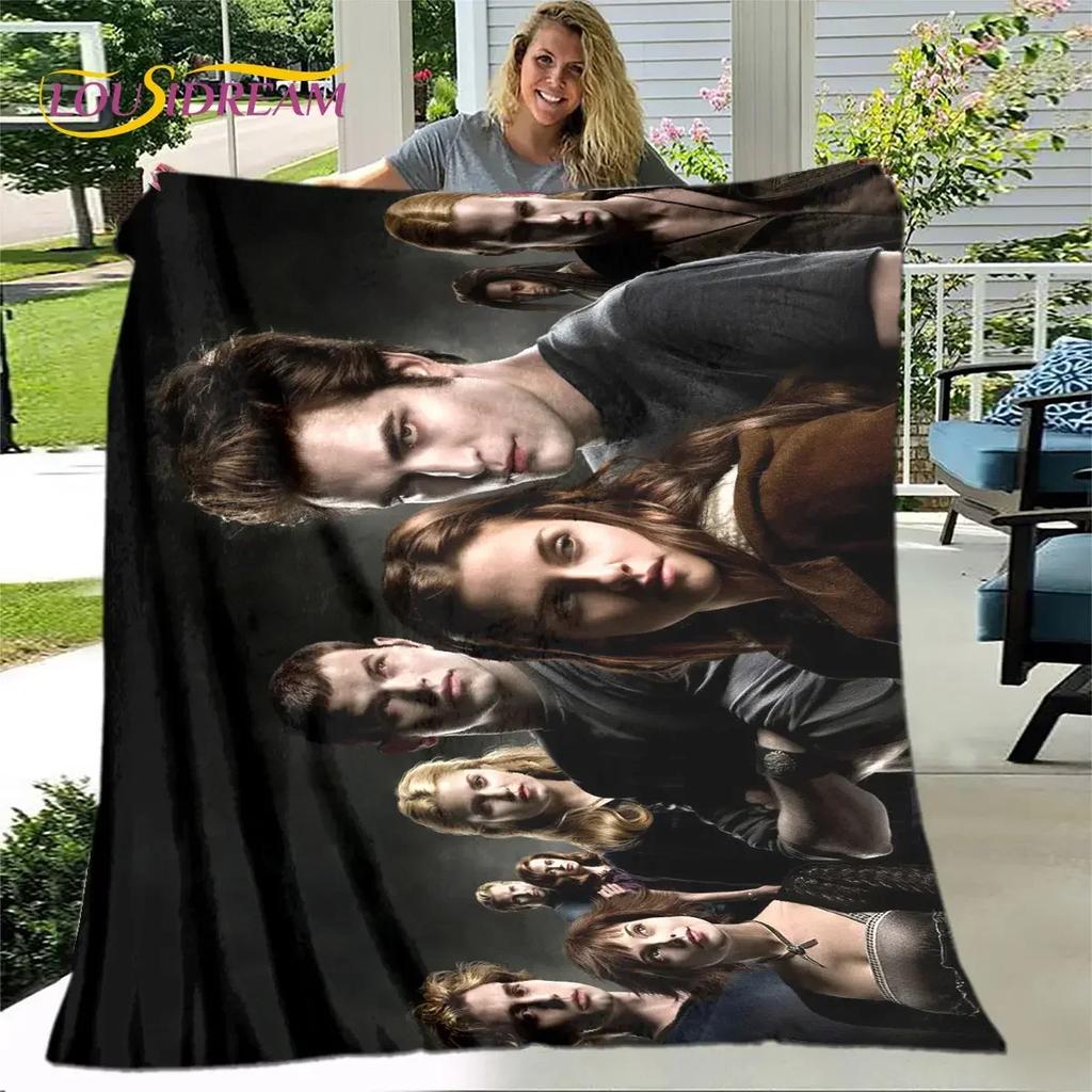 The Twilight Saga HD Printed Soft Plush Blanket,Flannel Blanket Throw Blanket for Living Room Bedroom Bed Sofa Picnic Kids Cover