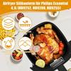 17cm Silicone Air Fryer Mold - Compatible with Philips HD9252/9200/9255, 4-5L Non-Stick Cooking Accessories bakeware baking tray