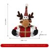 New Christmas Ornaments Santa Claus Reindeer Figurines Creative Gift Box Dolls Christmas Tree Pendants European