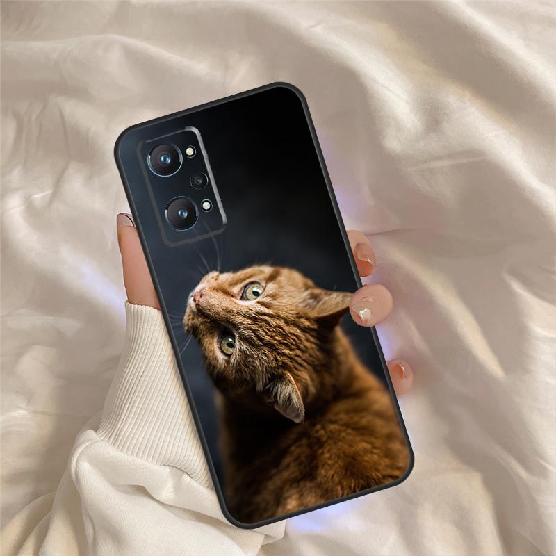 Cute Cat Animal Case For Realme 15 14 11 12 13 Pro Plus C65 C67 C71 C63 C61 C55 C51 C53 C35 C75 GT6 GT7 Pro