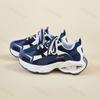 Woman Chunky Sneakers Fashion Double Lace Up Breathable Mesh Casual Sport Shoes Trendy Versatile Height Increase Platform Shoes