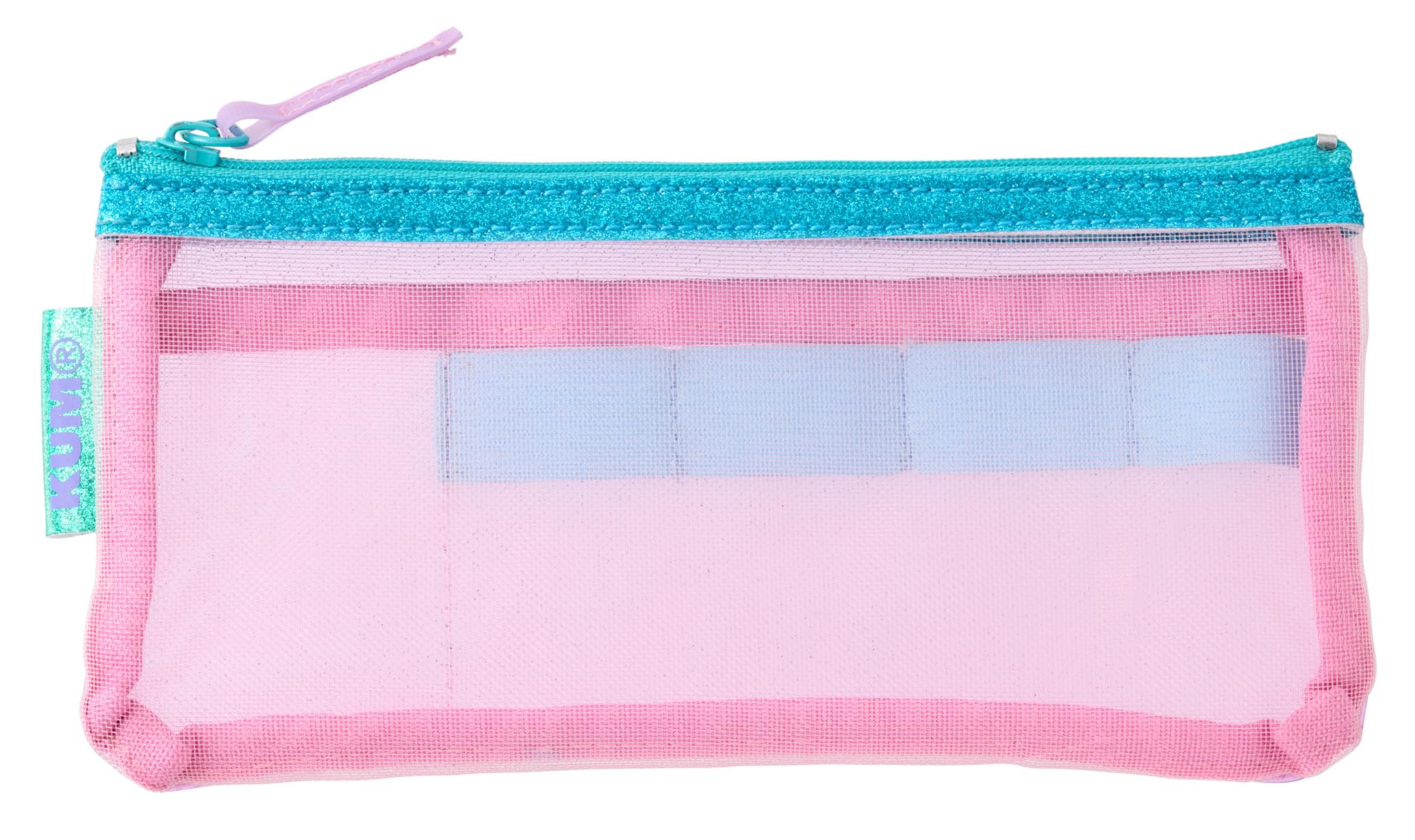 Raymay Fujii KUM Glitter Mesh Pen Light Pink KM1422P Case,