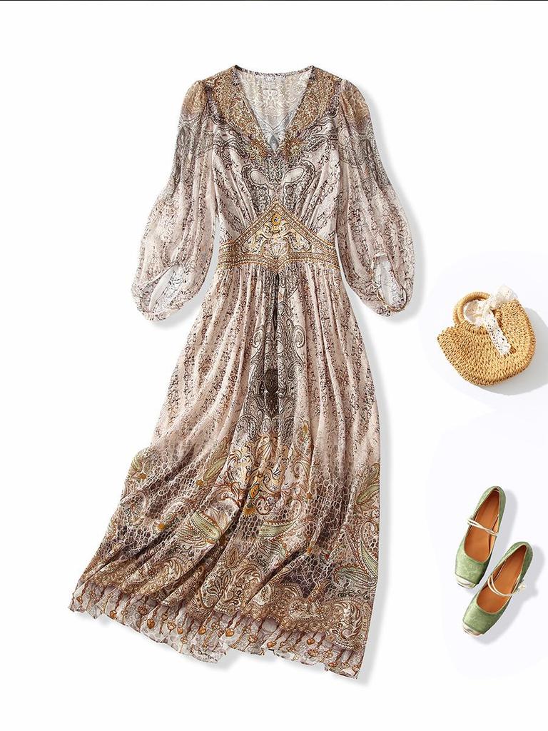 Silk Dress Model 80169-460-759