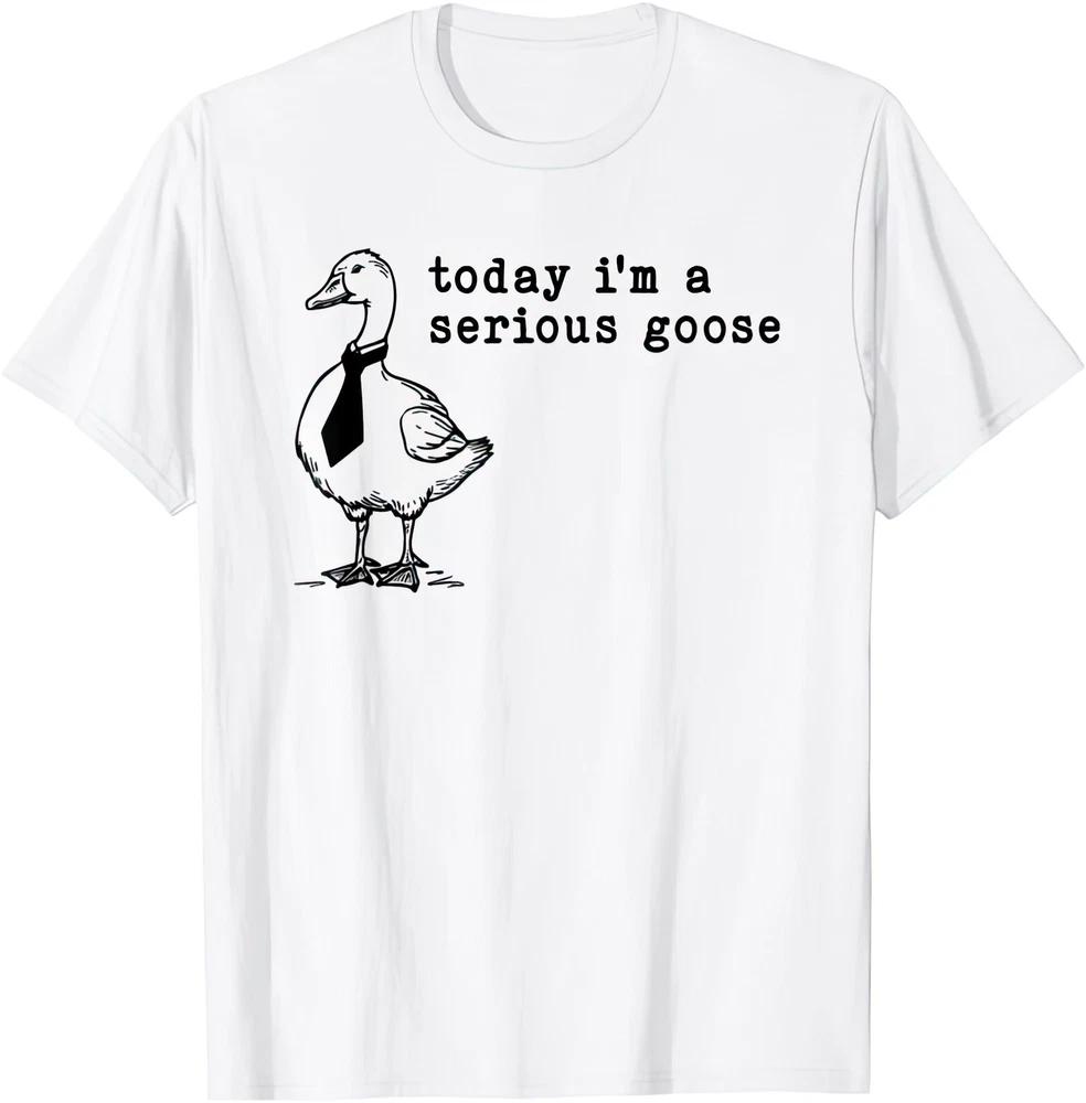Today Im a Serious Goose T Shirt S