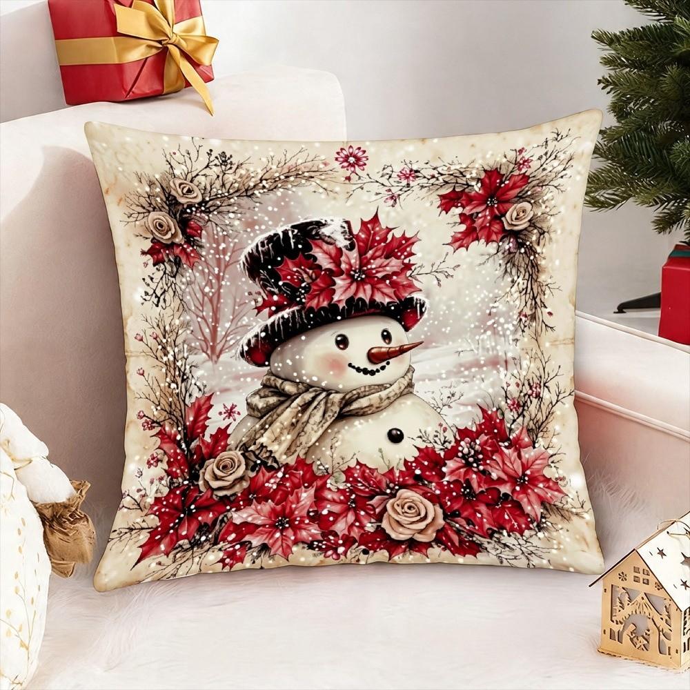 Hidden Zipper Decorative Cushion Cover Soft Texture Throw Pillow Cover Sofa Decoration