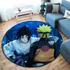 Famous cartoon NARUTO protagonist Uzumaki Naruto round carpet soft home decoration anti-slip door mat outdoor picnic mat carpet M3