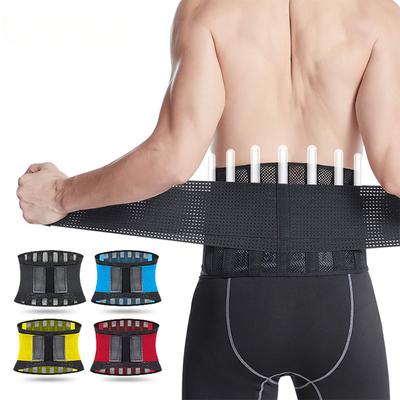 1PCS Lumbar Back Brace  with 7 Stays  Breathable Back Support Belt for Men/Women Work  Anti-skid Lumbar Support Belt with Mesh