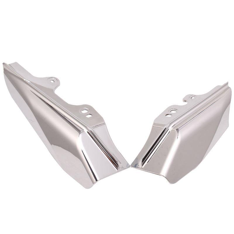 Chrome Motorcycle Mid-Frame Air Deflector For Harley Touring Street Electra Glide Road King FLHR FLHX FLTR FLHT FLHRS 2001-2008