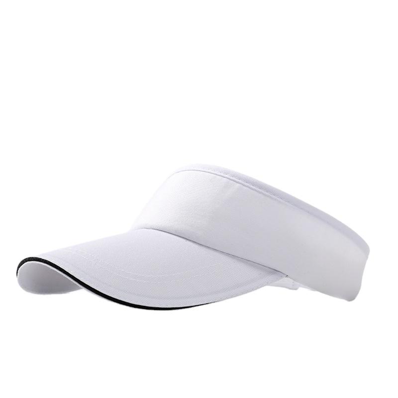 Customized Logo Fashion Sport Golf Visor Outdoor Sunshade Hollow Top Sun Hat