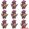 10Pcs/Lot Skull Punk Patches For Clothing Hip Hop Iron On Patches For Clothes Patch Thermoadhesive Embroidery Fusible Patch DIY