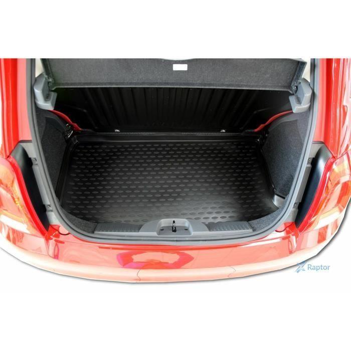 J&amp;J AUTOMOTIVE | Tapis De Coffre Caoutchouc Premium Pour Fiat 500 depuis 2007