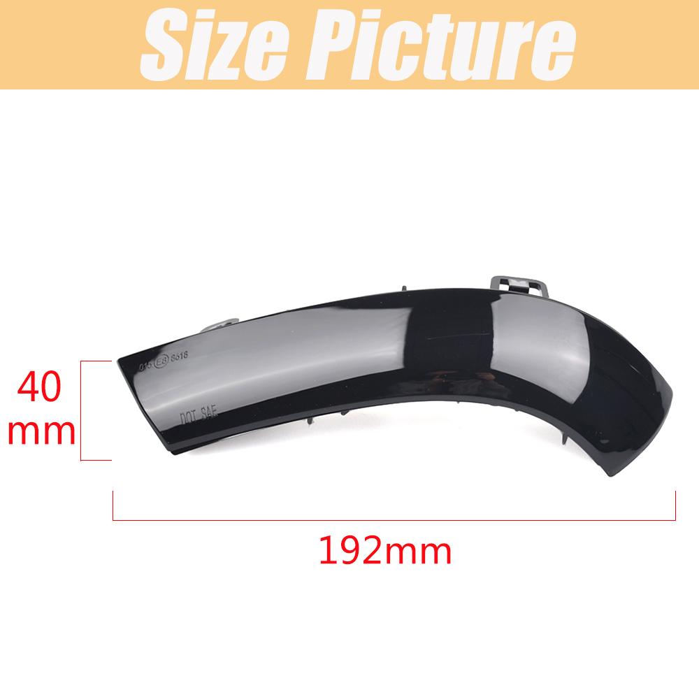Dynamic LED Rearview Mirror Indicator Turn Signal Light for Passat B6 VW Golf 5 Jetta MK5 Auto PartsTurn Signal 2