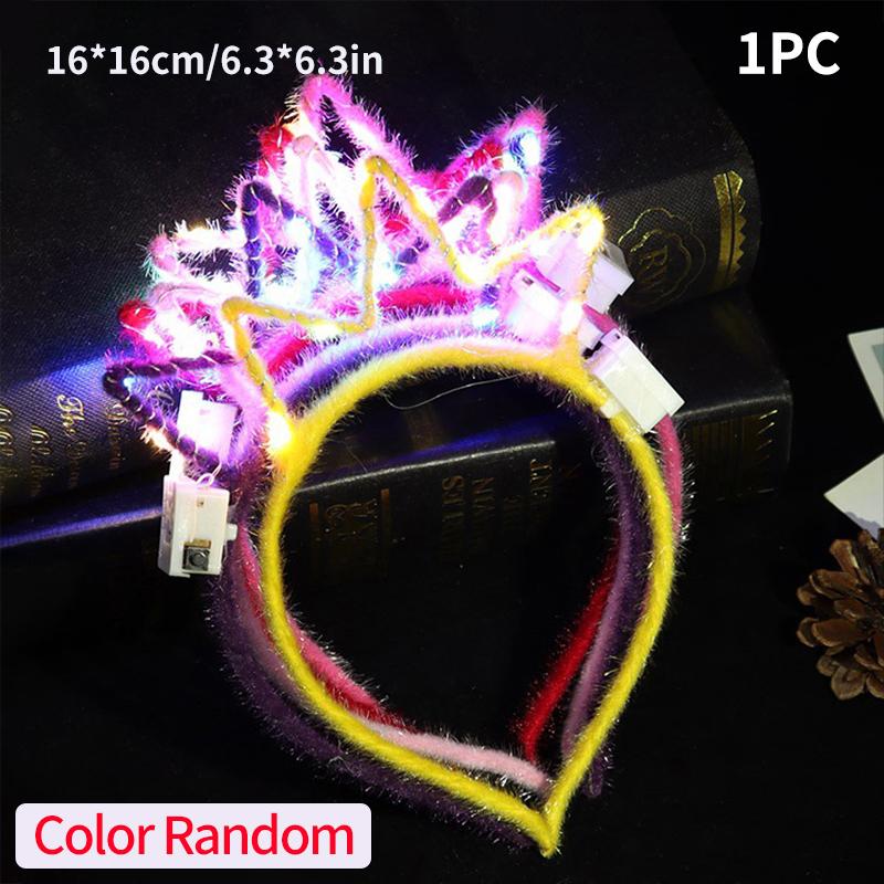 

1pcs Luminous Lightstick Kpop Lightstick Color Changed Light Rod Light Up Hair Accessories Wedding Party Headdress