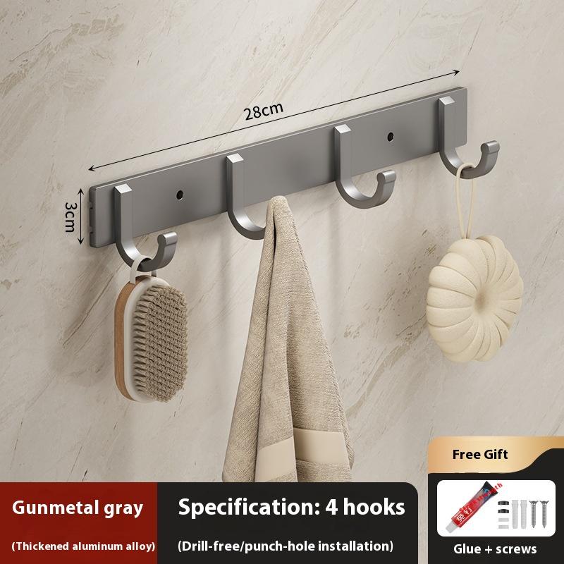 Metallhaken Starker Klebehaken Wandmontage Badezimmerwand Ohne Bohren Küche Badezimmer Kleiderhaken Tragfähiger Klebehaken